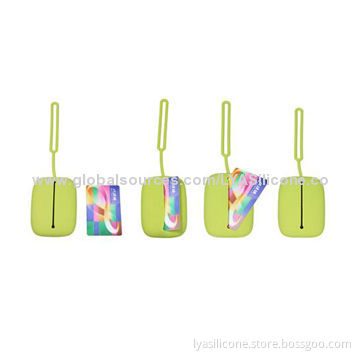 Lovely Silicone Key Bags, OEM and ODM Designs Welcomed